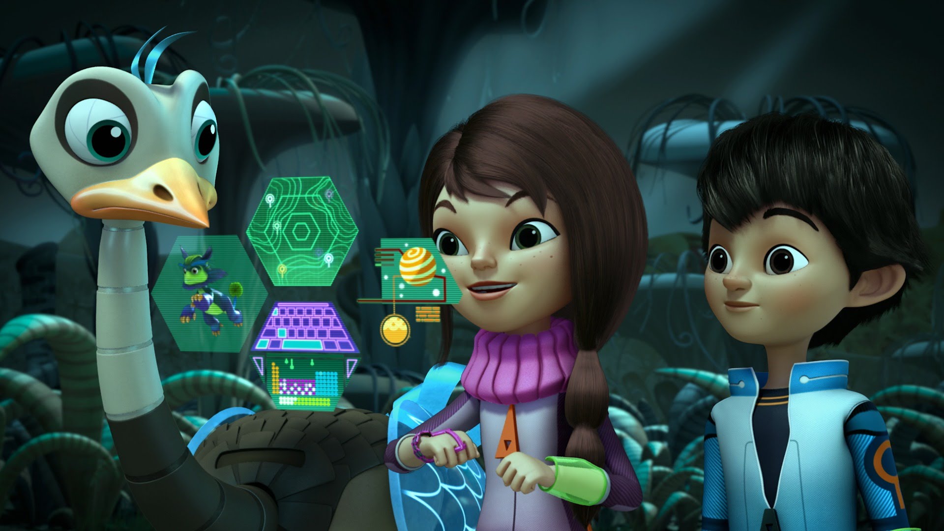 Finding miles. Майлз с другой планеты Лоретта. Лоретта и Майлз Каллисто. Miles from Tomorrowland.