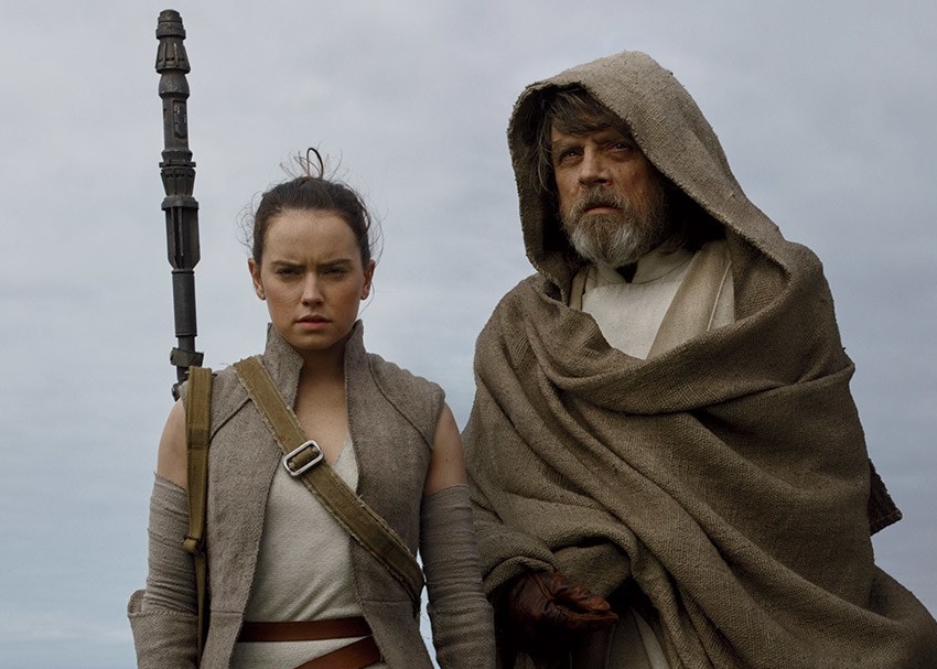 Rey and Luke